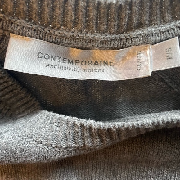 Maison Simons grey sweater dress size small - Picture 2 of 6